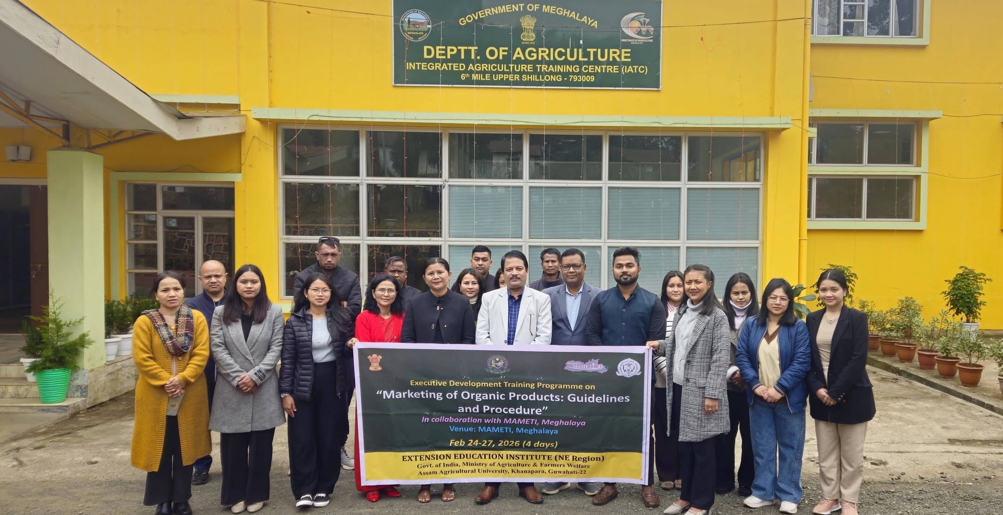 Marketing of Organic Products Guidelines and Procedures held from February 24–27, 2026, in collaboration with MAMETI Meghalaya